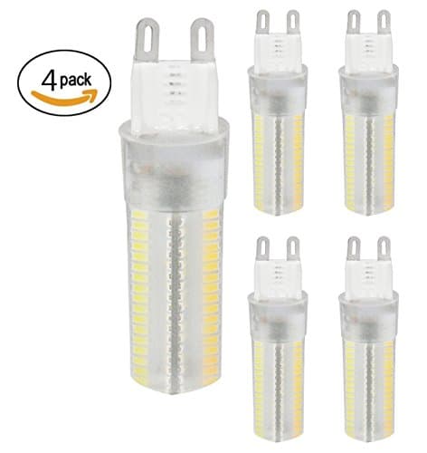 WestDeer G9 Bi - Pin LED Light Bulb 3014 126SMD, Three Color Changing (3000K,4000K,6000K), 5W 500lm, Halogen Replacement Bulb, Non - Dimmable Energy - Saving 4 Pack