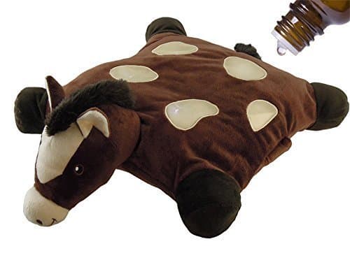 Horsey - Aroma Pets Aromatherapy (Essential Oils) &amp; LED Night Light - Kids Pillow use w/ Young Living Essential Oils, doTerra, Aura Cacia, Natures Sunshine &amp; NOW Foods