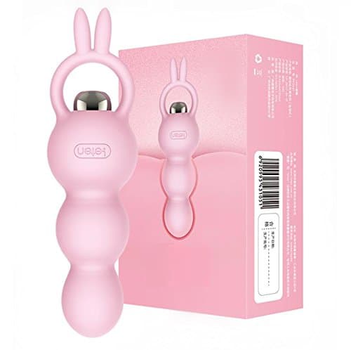 ROITB Silicone Pull Beads Electric Massage,3X Speed and 7 Frequencies Vibration Toys for Couples - USA Shipping (Pink-D)