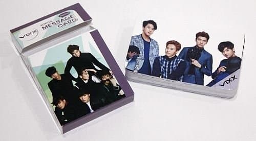 K-POP GOODS 30 High Resolution Kpop VIXX Photo Message Cards + 12 A3 Posters + 1 Sticker Set