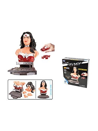 Official Merchandise Wonder Woman 6" Tall Figure Solid Multicolour 3D Puzzle