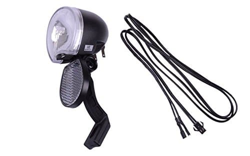 LED Front Light with Reflector 24/36 V Pedelec, Electric Bike 15Lux
