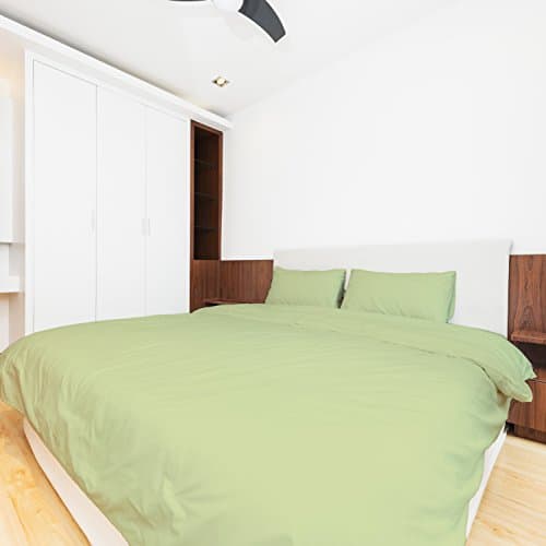 Egyptian Cotton Feel - 1800 THREAD COUNT BLEND 4 PIECE BED SHEET SET (Full, Green)