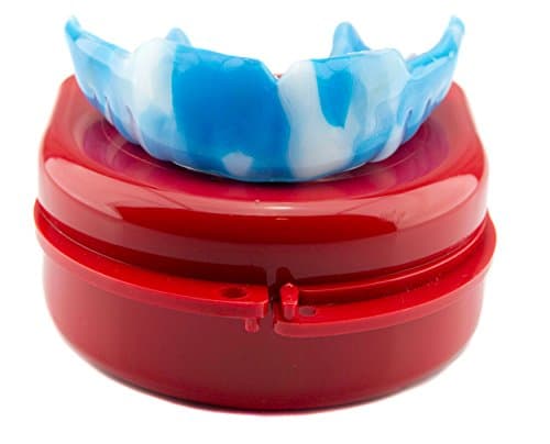 Impact Custom Professional MMA/Boxing/Muay Thai Mouthguard Light Blue/White Tie Dye