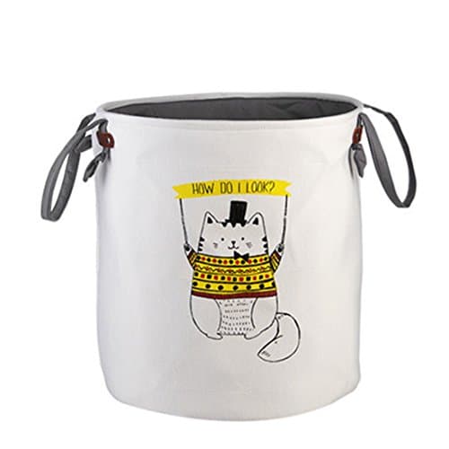 Large Fabric Storage Basket Bins Organizer with Handles for Clothes Storage,Toy Organizer,Pet Toy Storing, Collapsible Storage Bin, Laundry Bag