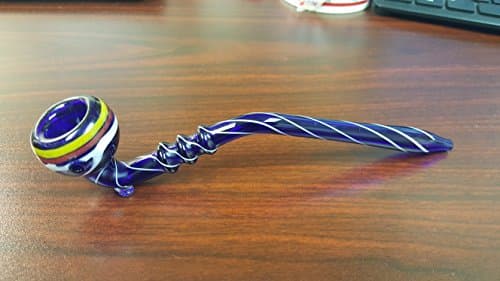 5" Dichro Sherlock Glass Pipe - Thick Glass