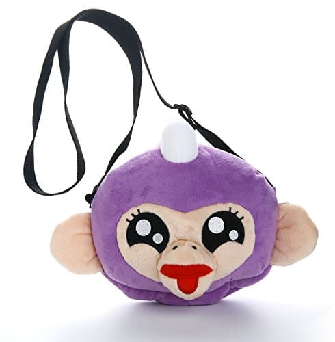 Custom Made Funny Finger Monkey Baby Bag Purple