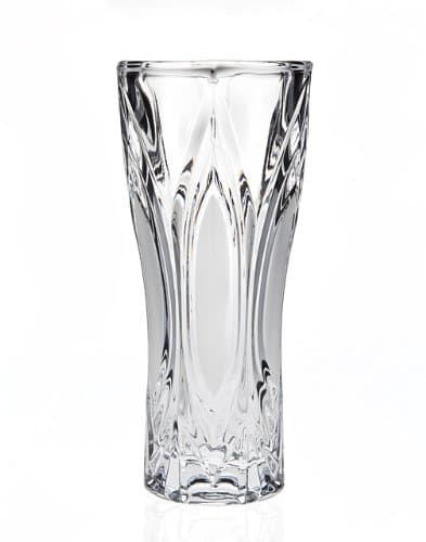 StudioSilversmiths 44071 Filomena Collection Crystal Vase - 10 in.