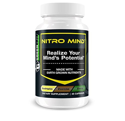 Best Brain Supplement PURE Mental Focus. All Natural Memory Supplement. Concentration, Attention, Motivation, Mental Clarity, Mood, Fatigue, Brain Fog, Study. Brain Supplement Ginkgo Biloba & Bacopa.