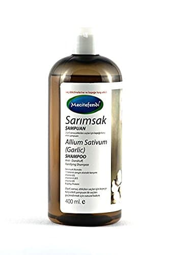 Mecitefendi Shampoo 400 ML (Garlic) - Mecitefendi Garlic Shampoo 400 Ml / 13.53 Fl Oz, Ideal for Very Thin, Lifeless, Oily Hair and Helps Prevent Hair Loss. Odorless. Unisex