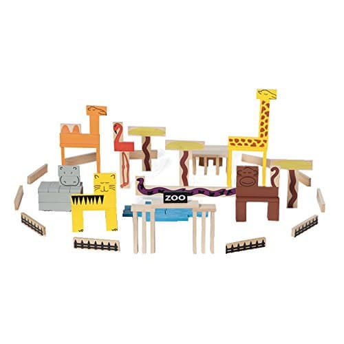 Buitenspeel Animal Blocks (94-Piece, Multi-Color)