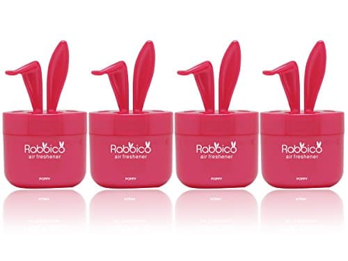 Big Save RABBICO Sweet 4 Packs (Rabbit Lovely Ears Shape) Car, Home, Office Air Freshener Angel Snow Scent - Luxurious Floral Fruity Blend complemented by Amber and Vanilla Scent