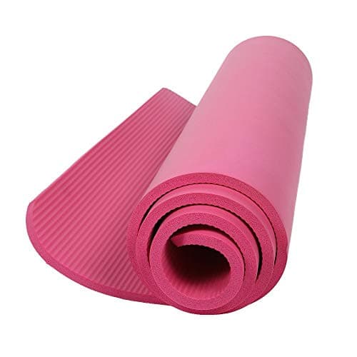 Multifunctional Yoga Non Slip Mat Ultra-Thick High-Density Ripstop Sports Fitness Mat With Straps Mesh Bag 183x61x1.5cm - 0.6-Inch