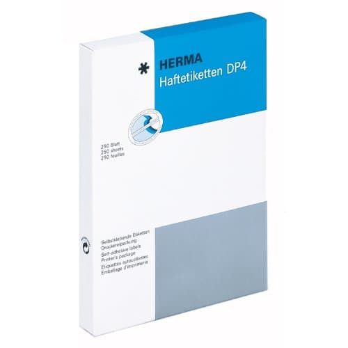 Herma 40 mm DP4 Round Paper Matt Labels - White (Pack of 8750)
