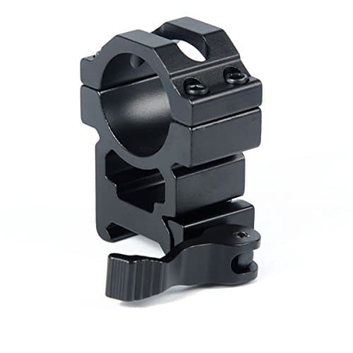 WOLITS Quick Release Scope Ring / Quick Release Scope Mount Ring (Scope Mounts / Picatinny Scope Ring / 1 Inch Scope Mount Ring / 1 Inch Scope Ring / Quick Detach Scope / Scope Ring 1 Inch Black