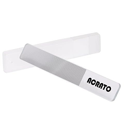 Diglot Crystal Glass Nail File Buffer Manicure Repair Tool For Natural Nail &amp; Smooth Polished Nail Nano Non-Chemical Hazard Nail File Tempered Glass
