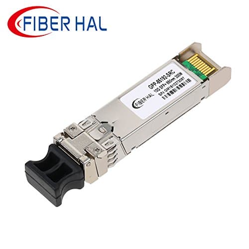 FiberHal for Extreme 10GB-SR-SFPP , 10G SFP SR Module,MMF 10GBase-SR SFP Optic Transceiver,850nm, Reach 300m
