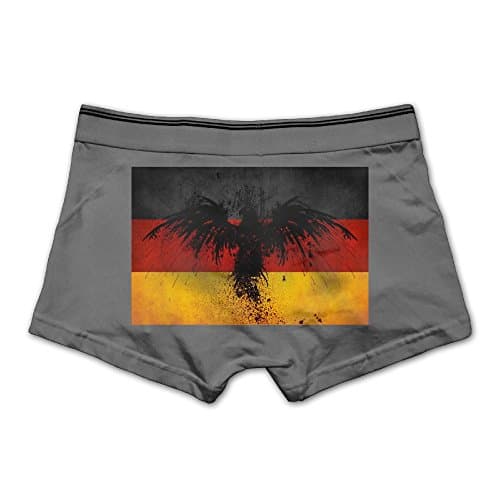 Chion Mens German Flag Eagle Print Underwear Boxer Briefs Underpants