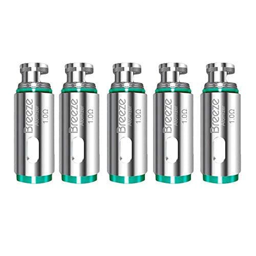 5pack Replacement C-o-i-l-s Heads for A-s-p-i-r-e B-r-e-e-z-e 1 (0.6ohm)