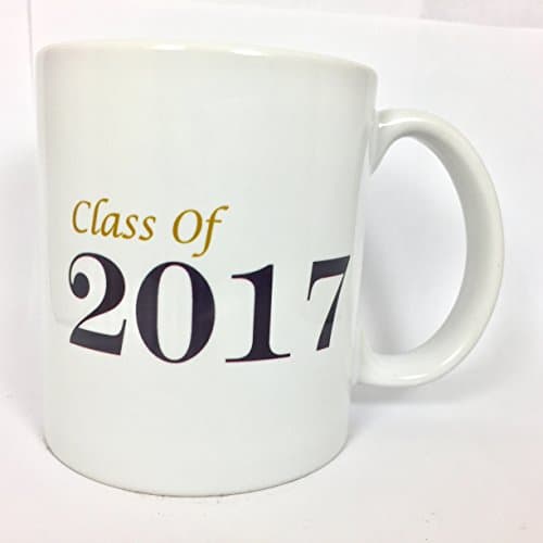 A182 Class of 2017 Graduation Celebration Coffee Mug Tea Cup holiday, senior high school party present gift 11 oz ceramic white mug