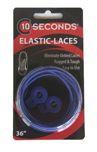 10 SecondsElastic-Laces: No-tie laces, Athletic, Running and Triathlon Laces, stretch Fit Comfort, All Ages and Athletes