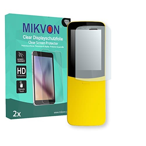 MIKVON 2X Clear Screen Protector for Nokia 8110 4G - Retail Package with Accessories