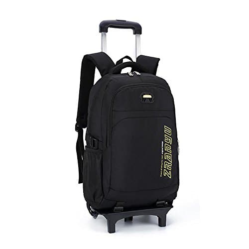 YUB Trolley School Bags Student Boys Rolling Backpack Schoolbag Waterproof