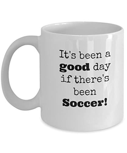 Soccer - It's Been a Good Day - Unique Fun Coffee Mug - Makes a Great Gift