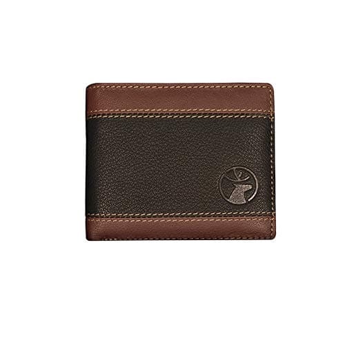 RFID Blocking Men Genuine Leather Bifold Wallet Slim Front Pocket Formal Wallet for Men …