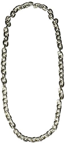 Chain Beads (silver) Party Accessory  (1 count) (1/Card)