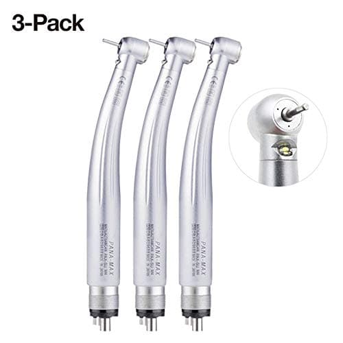 High Speed LED 4 Holes Hand Kit Push Button Type (3 Pack)