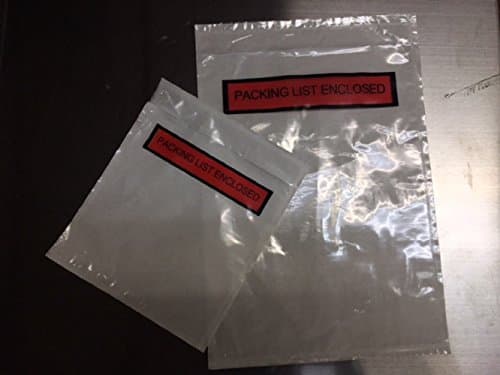 YensPackage Packing List Envelopes Clear Adhesive Enclosed Envelopes (6" x 9" (100pk))