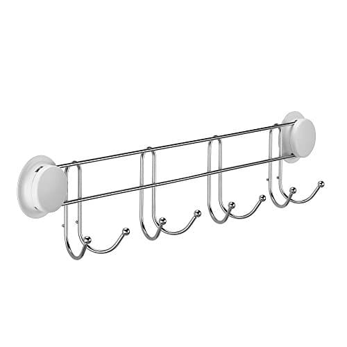 Garbath Bathroom Towel Hooks Wall Mount Suction Cup Towel Holder, 260016