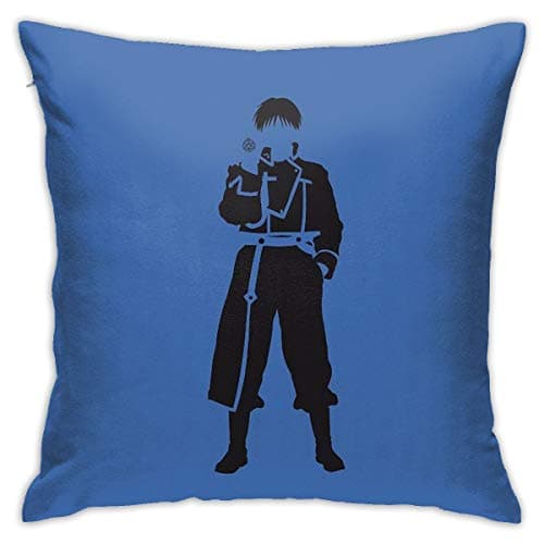 JACHE Roy Mustang Decorative Throw Pillow Covers for Sofa Couch Cushion Pillow Cases 18x18 Inch