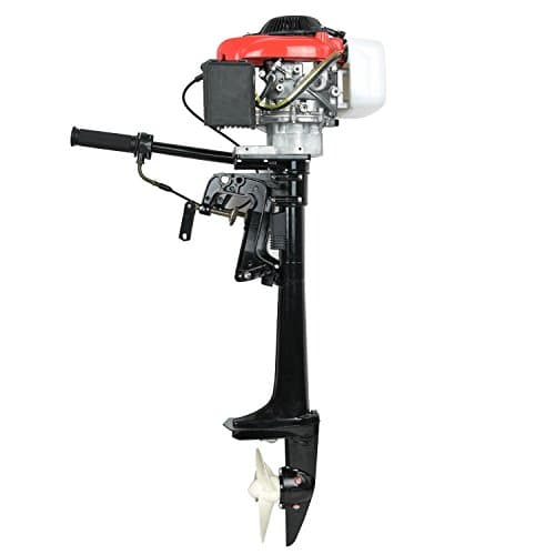 HAFIY 3.6/4HP 2/4 Stroke Heavy Duty Outboard Motor Boat Engine w/Water Air Cooling System