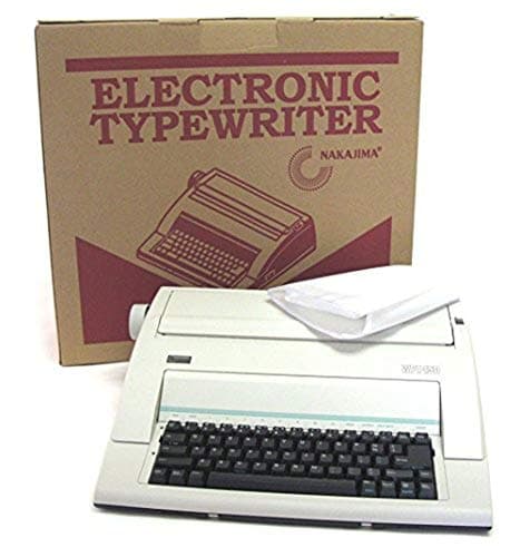 Nakajime WPT150 Portable Electronic Typewriter.