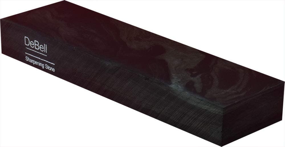 Natural Stone Knife Sharpening Sharpener Stone Whetstone Waterstone Single Fine 10000 Grit, Silicon Non-Slip Base for Kitchen Knives, Tactical Knives, Scissors, Razors, Swords, and More