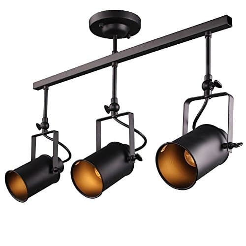 Rustic Adjustable 3 Heads LED E26/E27 Stage Spotlights Track Lighting (3 heads)