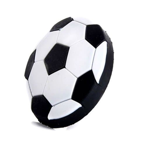 Unilocks Children Room Cabinet Rubber Drawer Pull Knobs Football (D: 1.57 Inch H: 0.90 Inch) (Black Football)