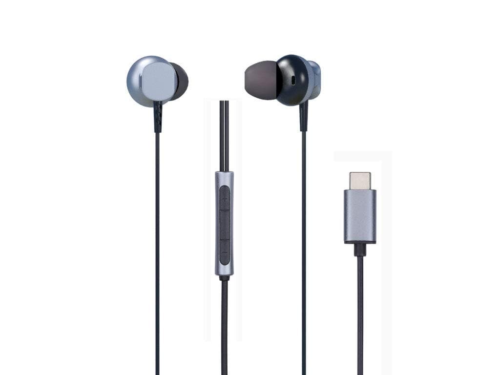 Wired Type-C Earbuds,in-Ear USB C Earphone,HiFi Deep Bass Stereo Headsets Digital 3D Audio Without Mic,Noise Isolating,Volume Control, Compatible All Type-C Smartphone and Devices Headphone