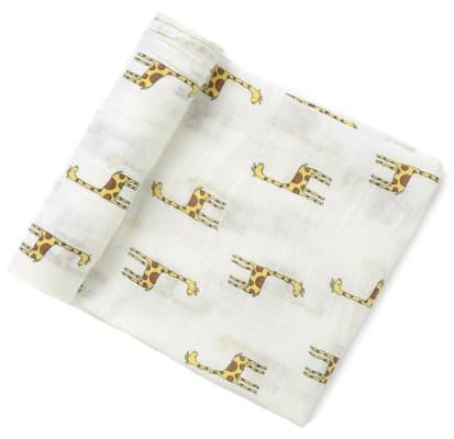 Swaddle Blankets 3-Pack - Large 100% Cotton Muslin Wrap - Jungle Jam Design - Perfect Set For A Baby Shower Gift - Soft Warm And Cozy 47x47 Inch Nursery Cloth - Unisex Original Infant Receiving Pod