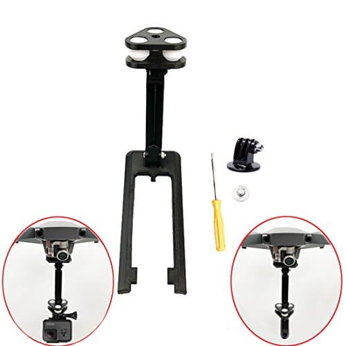 For Gopro Hero 6 5 4 3 Action Cam CQT 360 Degree Panoramic VR Camera Video Recording Mount Bracket Holder Tripod with Shock Absorption Ball/ Damping Ball For DJI Mavic Pro Drone Quadcopter Accessories