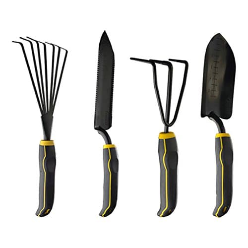 Stanley 4-piece Black/ Yellow Garden Digging Kit