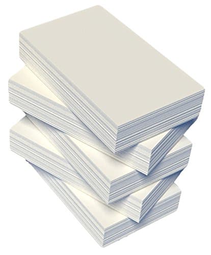 Debra Dale Designs 3 x 5 Index Cards Packaged in 100's 110# White Index (500)