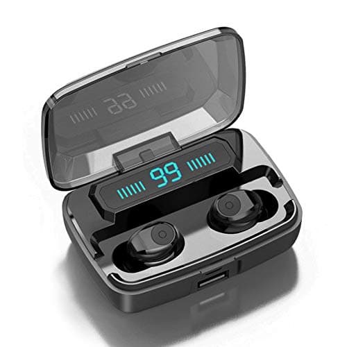 huansi Bluetooth 5.0 Wireless Earbuds, TWS Stereo in-Ear Bluetooth Headphones with 3500mAh Charging Case, Noise Cancelling IPX7 Waterproof in-Ear Built-in Mic Earphones,Deep Bass Headset for Sports