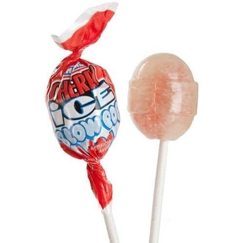 50 PIECE CHERRY ICE CHARMS BLOW POPS LOLLIPOPS