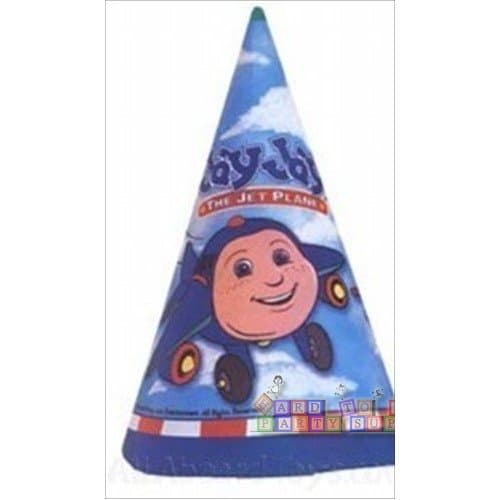 JAY JAY the JET Plane Party Hats (8 Count)
