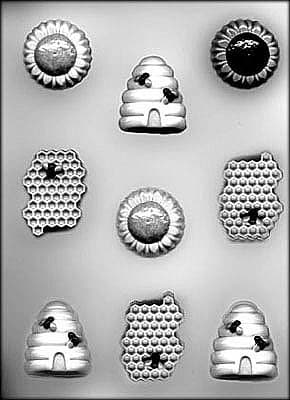 CHOC MOLD BEE ASST 1 5/8 in. 2 in. CH11916