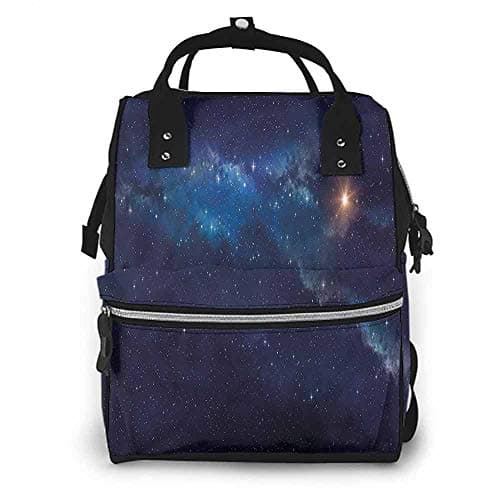 Baby Bag Mom Backpack Baby Care, Sky Deep Space Universe Image, Large Capacity, Waterproof and Stylish