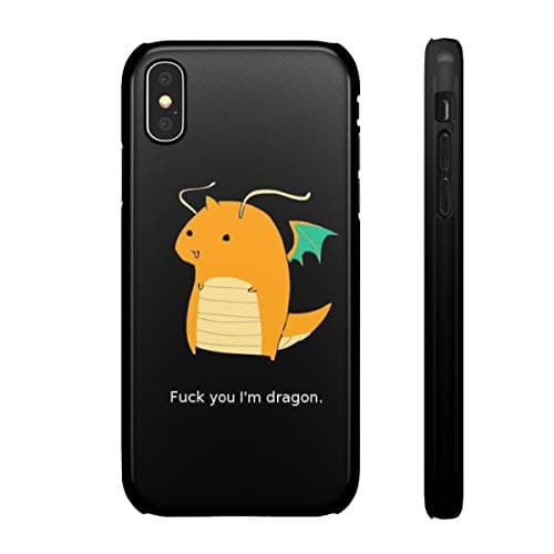 blitz versand germany 3D Pokemon Case Glossy Glossy Hard Premium Quality HD Case Apple Iphone 4 - Fuck You in Dragon M2, Apple iPhone XS MAX